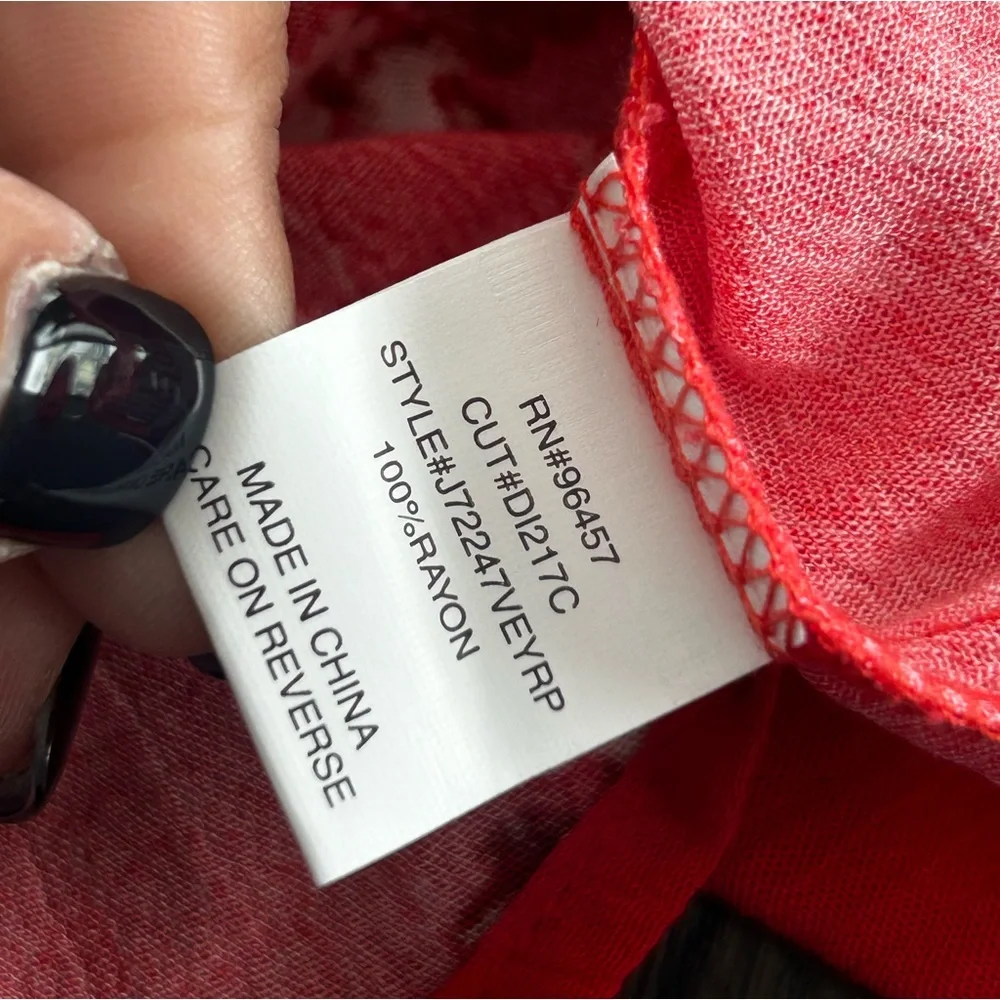 Mauby Floral print knotted blouse bohemian festival hippie relaxed‎ fit - Picture 7 of 11